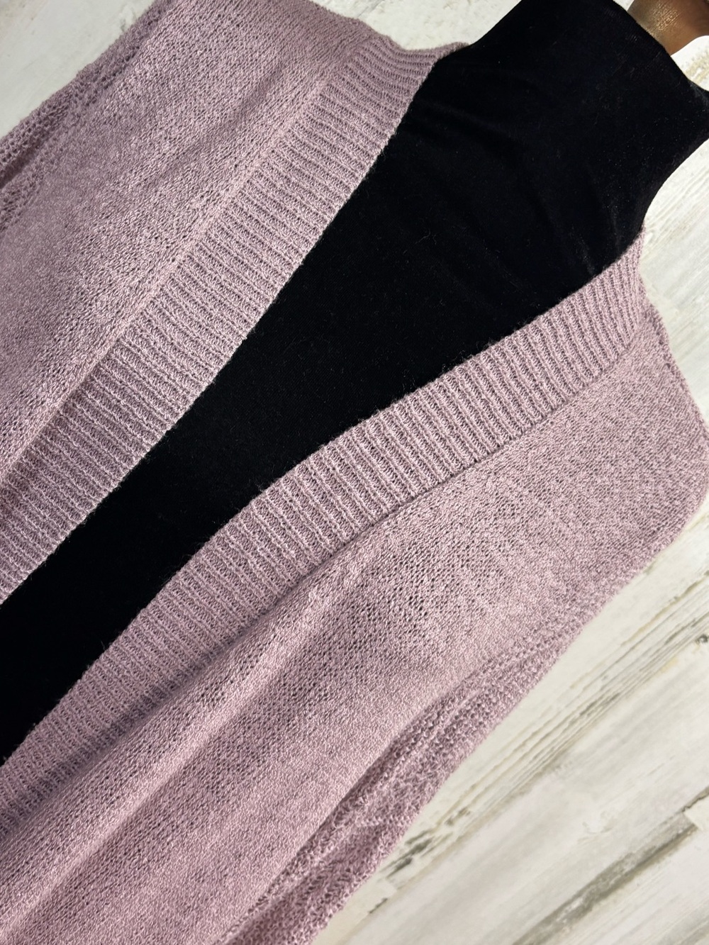 torrid Dusty Mauve Open-Front Long Duster Cardigan Sweater - Picture 4 of 12
